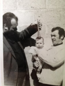 1971: A first trumpet lesson for Gareth Small with his dad Tony